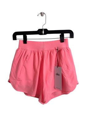 NWT Alo Yoga Match Point Short Neon Bubblegum Size Small